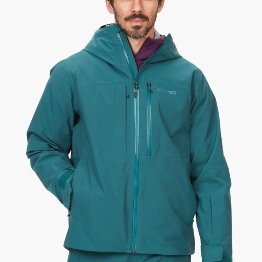 Men’s Refuge Ski / Snowboard Jacket | XL | Dark Jungle (Teal)